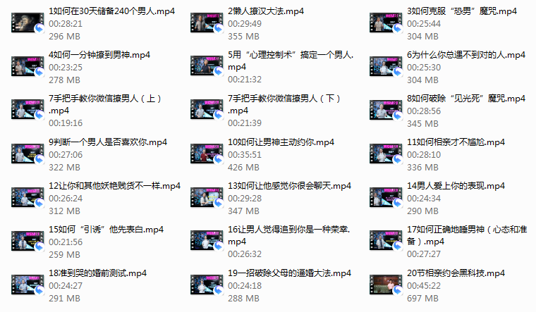 PART1 15天脱单攻略